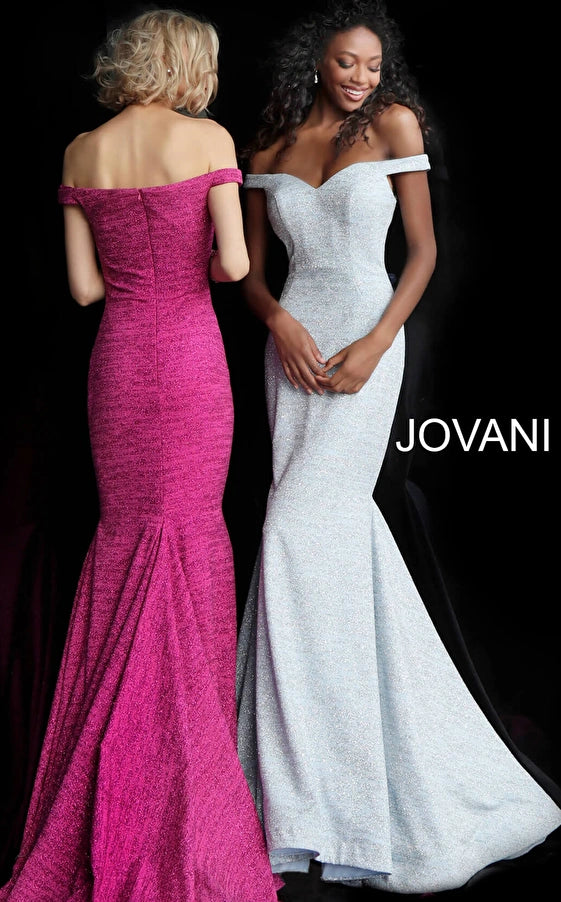 Jovani 60122 Off Shoulder Formal Prom Long Dress