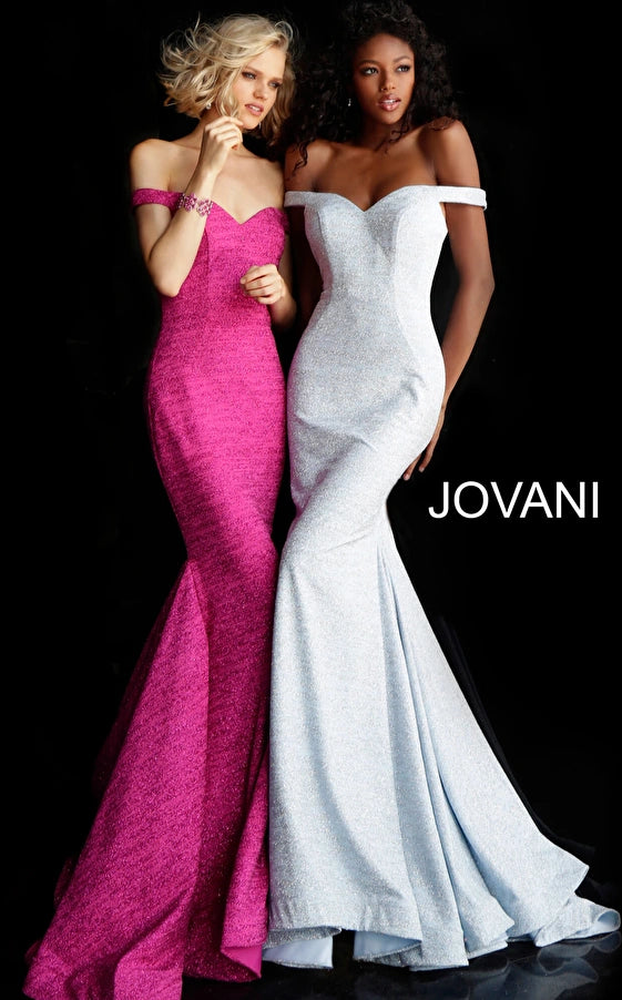 Jovani 60122 Off Shoulder Formal Prom Long Dress