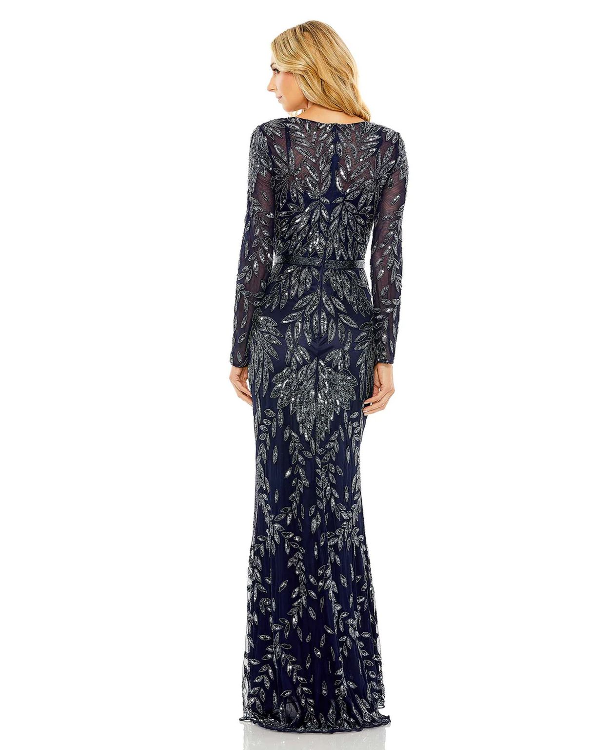 Mac Duggal 6023 Formal Long Sleeve Evening Dress