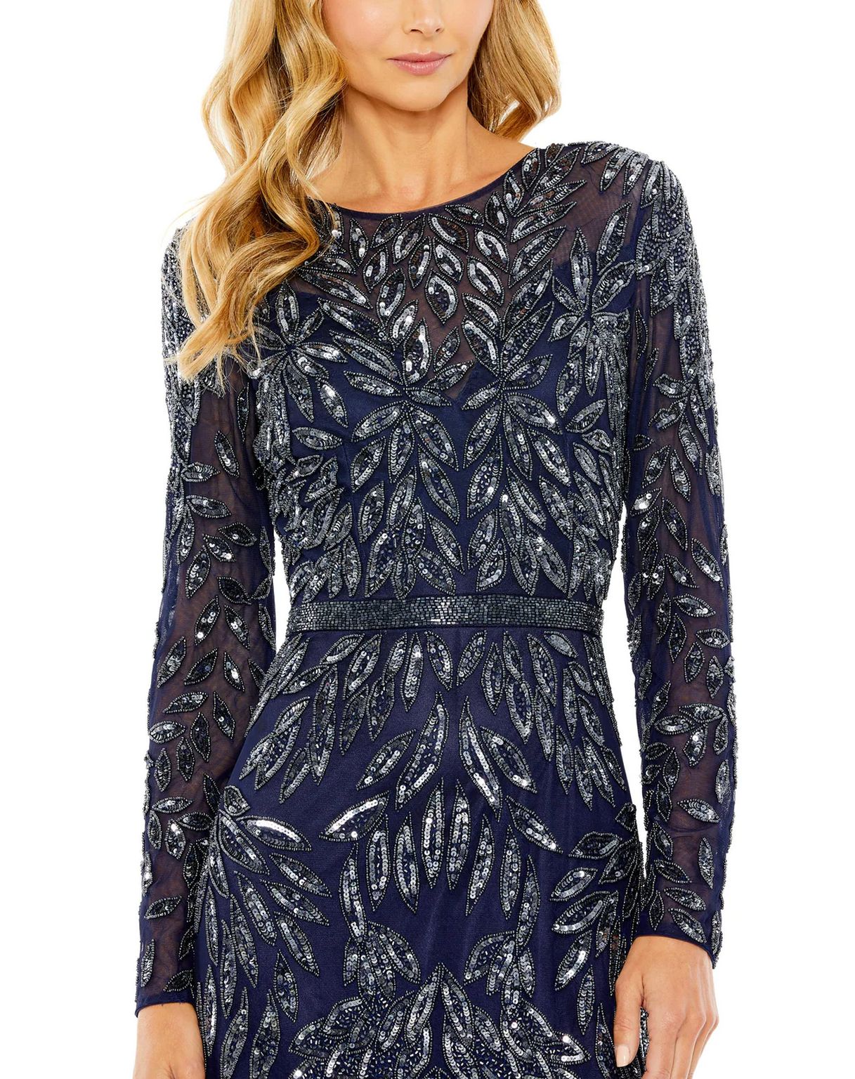 Mac Duggal 6023 Formal Long Sleeve Evening Dress