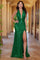 Prom Dresses Halter Prom Formal Long Dress Bright Emerald