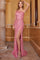 Prom Dresses Long Formal Sequin Prom Dress Dusty Pink