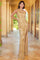 Prom Dresses Long Fitted Prom Gown Gold