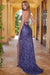 Prom Dresses Fitted Prom Long  Sequins Dress Purple