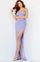 Prom Dresses Sleeveless Long Fitted Evening Gown LIGHT PURPLE