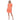 Cocktail Dresses Tiered Chiffon Rhinestone Keyhole Flutter Short Sleeve Dress Coral