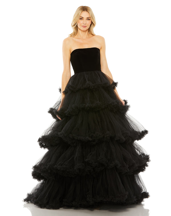 Long Ball Gown Evening Prom Dress Ball Gown Evening Prom Mac Duggal 67408