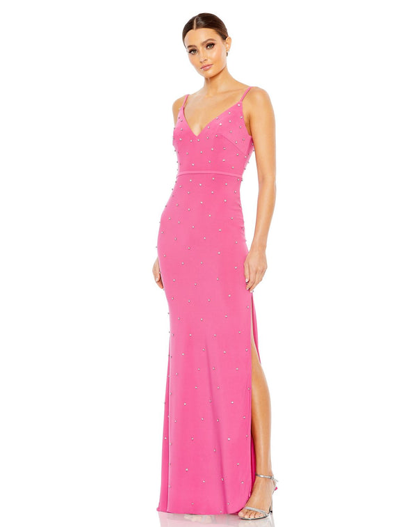 Long Fitted Formal Prom Gown Fitted Long Prom Mac Duggal 67812