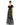 Formal Dresses Long Formal Floral Dress Black Multi
