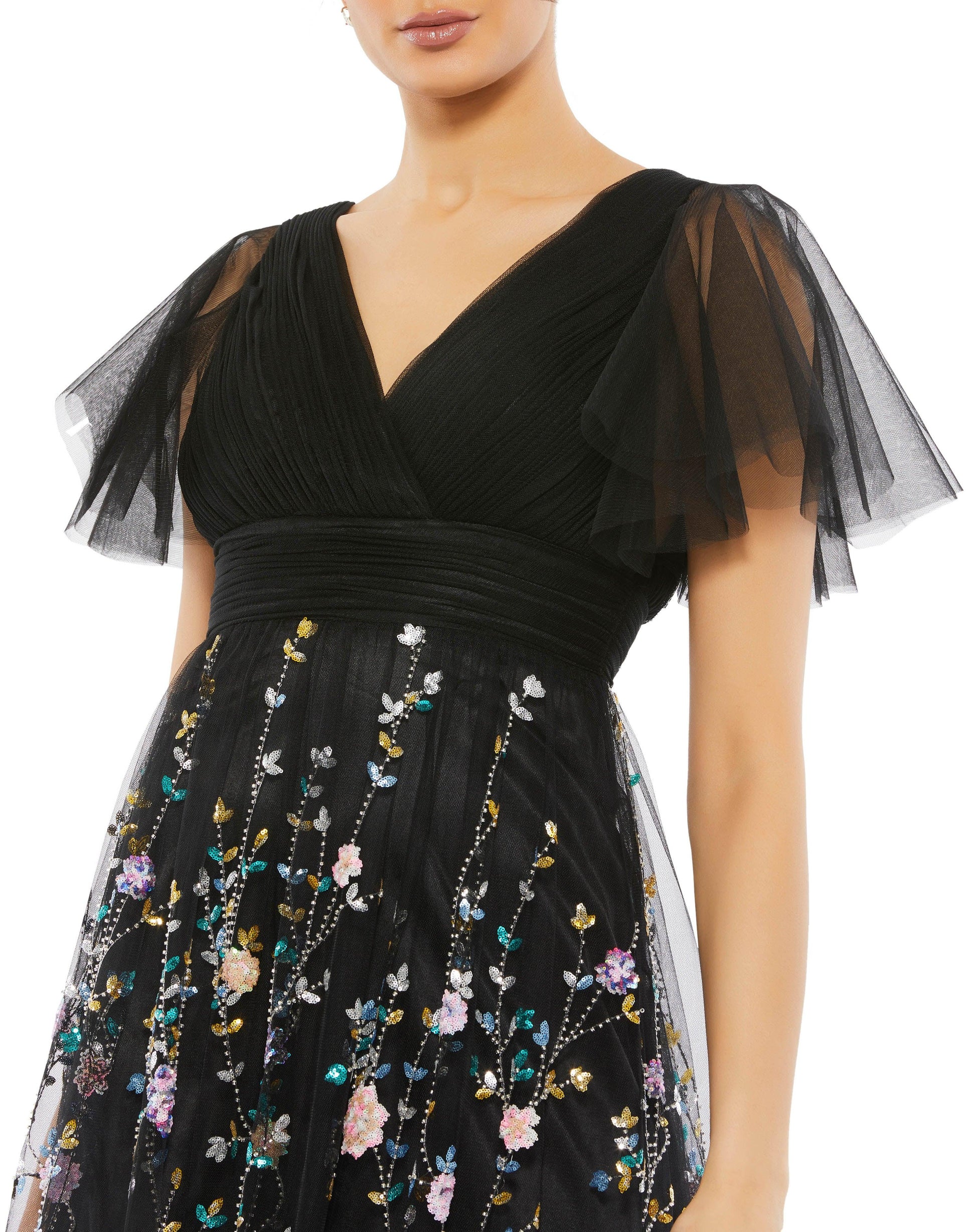 Mac Duggal 67889 Long Formal Floral Dress