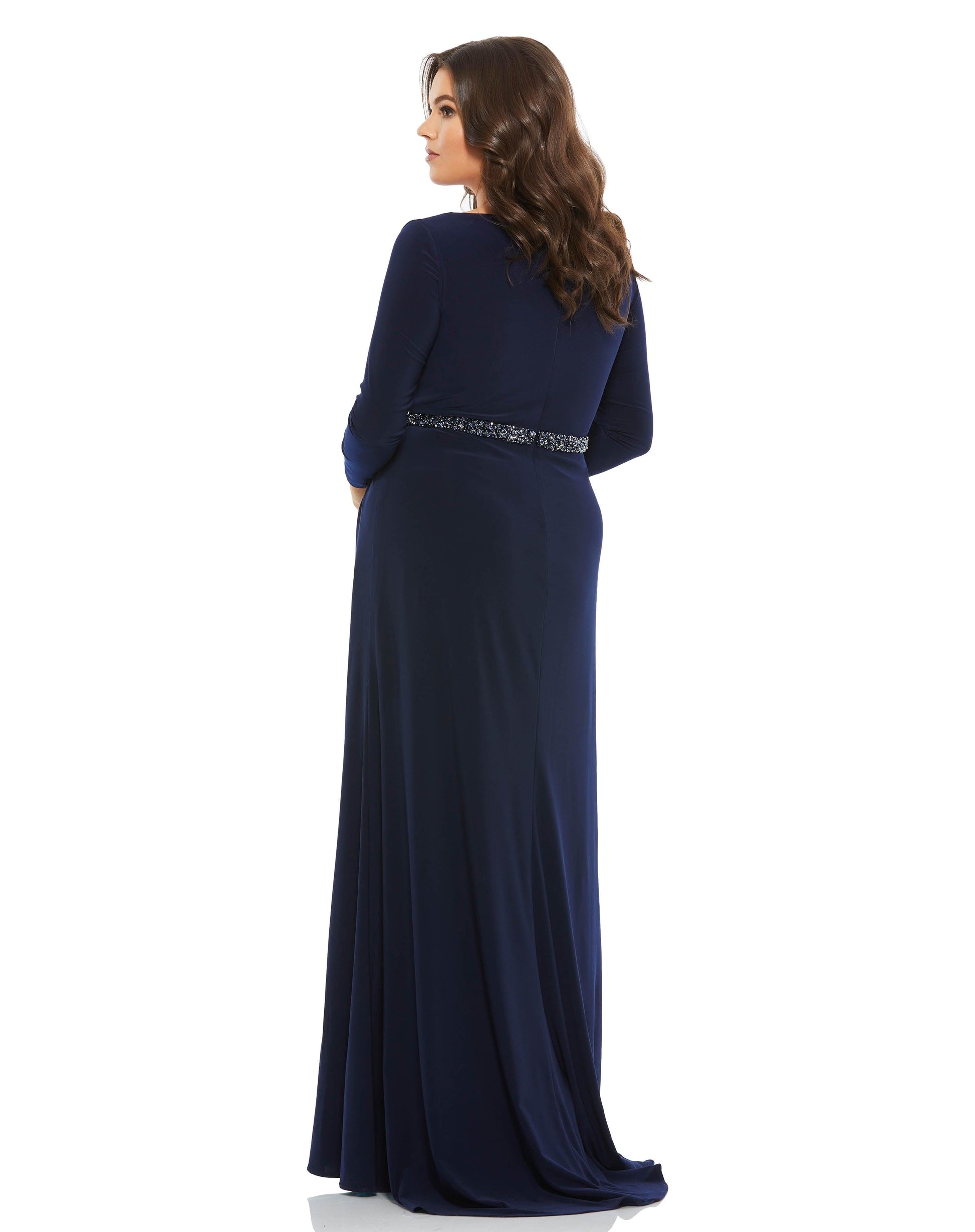 Mac Duggal 67899 Fabulouss Long Mother of the Bride Plus Size Gown