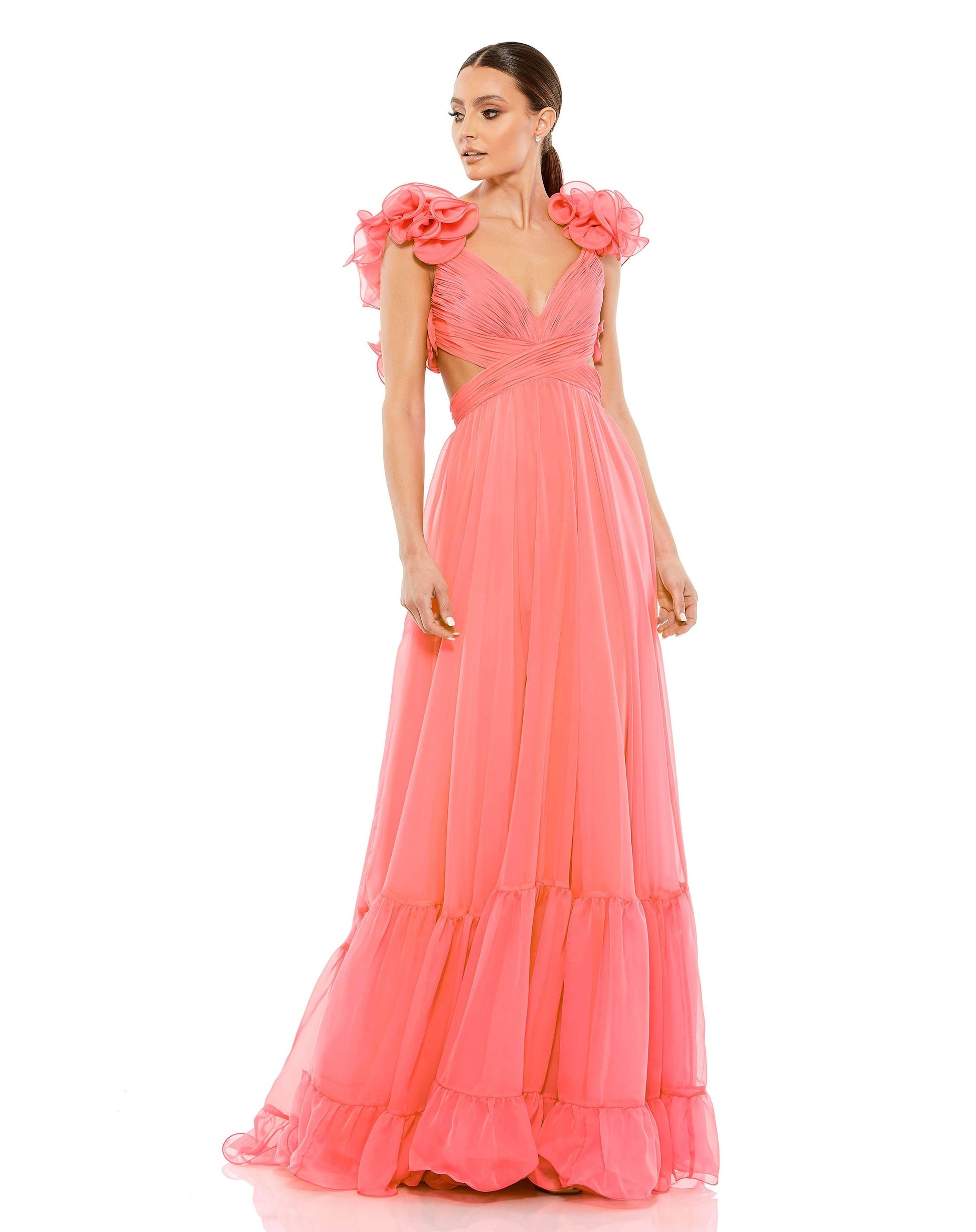 Mac Duggal 67911 Long Formal Ruffled Dress