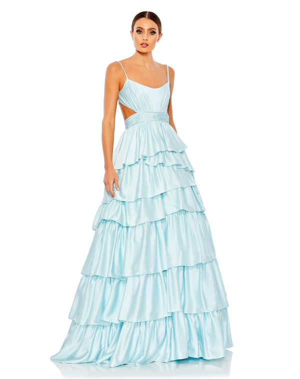 Long Spaghetti Strap Prom Dress Spaghetti Straps Mac Duggal 67970