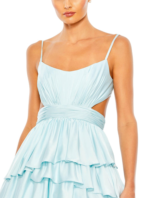 Powder Blue Mac Duggal 67970 Long Spaghetti Strap Prom Dress for $299.0 ...