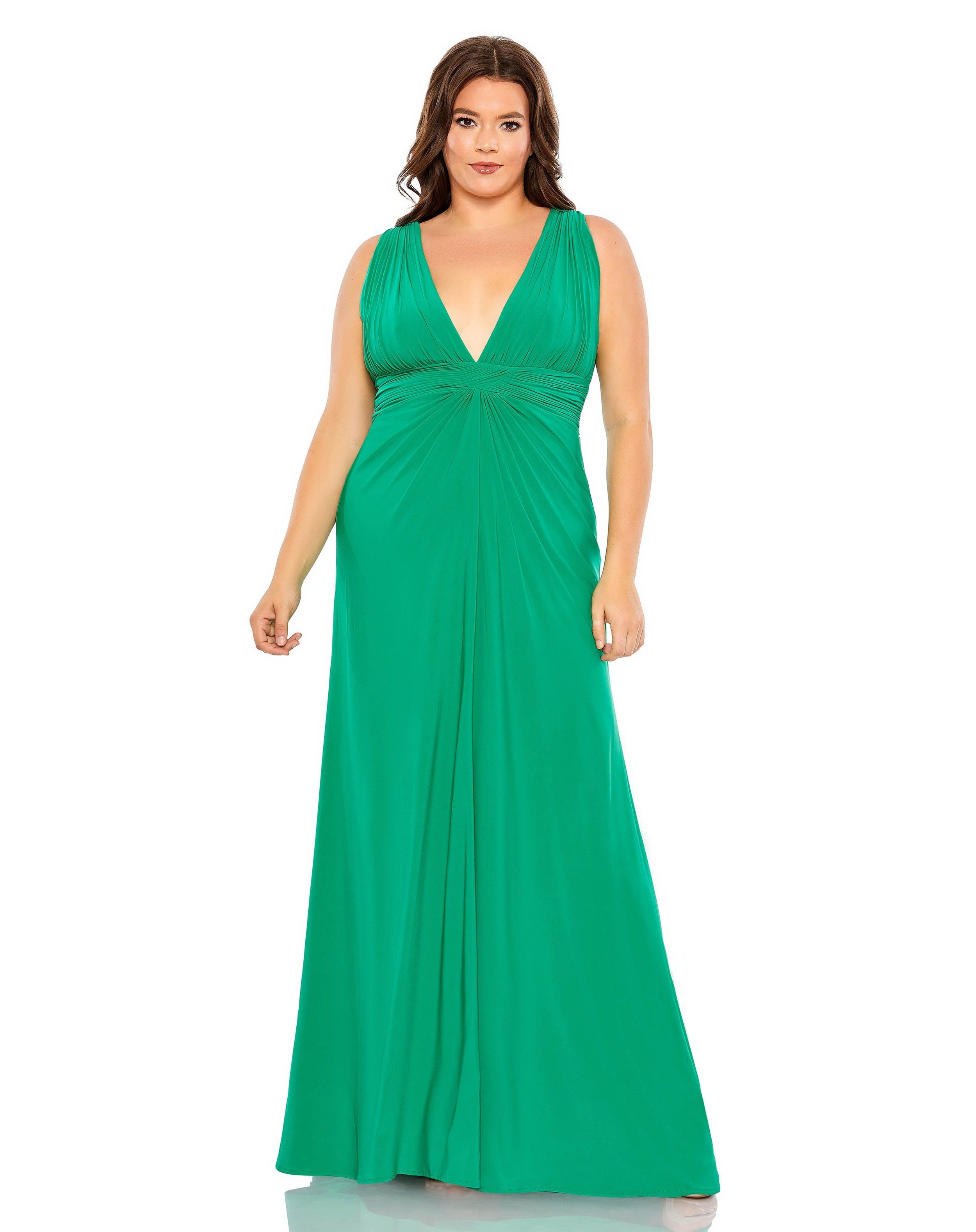 Plus Size Dresses Fabulouss Long Sleeveless Plus Size Formal Dress Jade