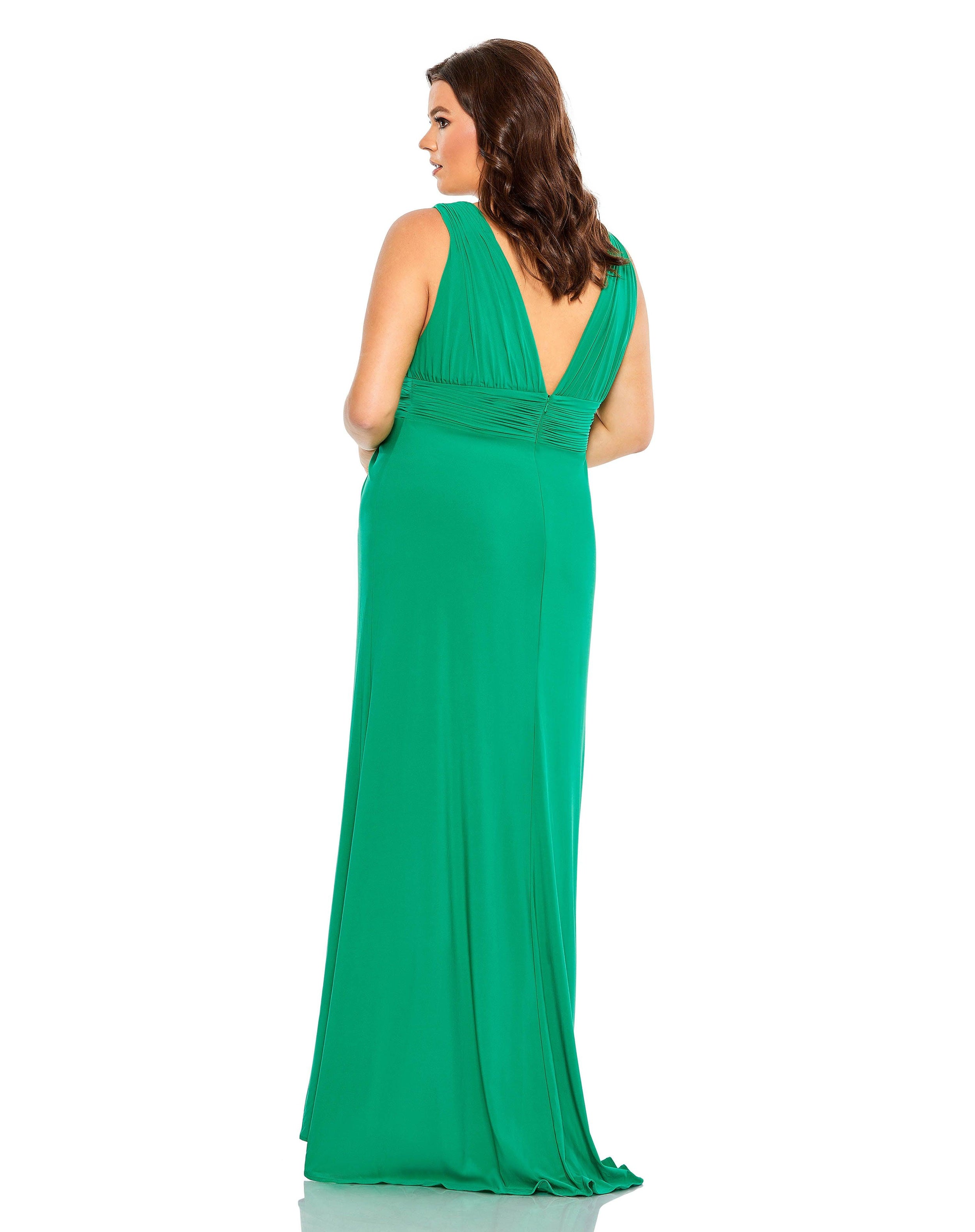 Plus Size Dresses Fabulouss Long Sleeveless Plus Size Formal Dress Jade
