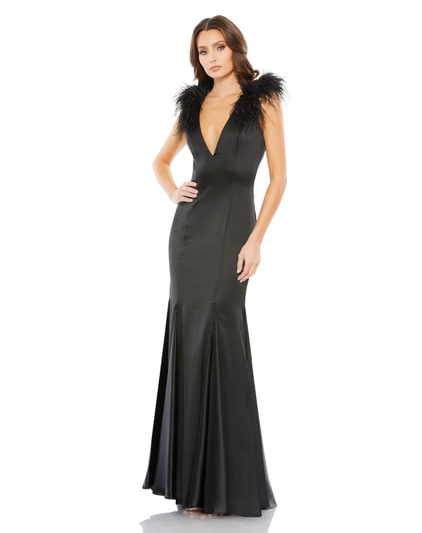 Long Sleeveless Formal Prom Dress Sleeveless Detail Mac Duggal 68137