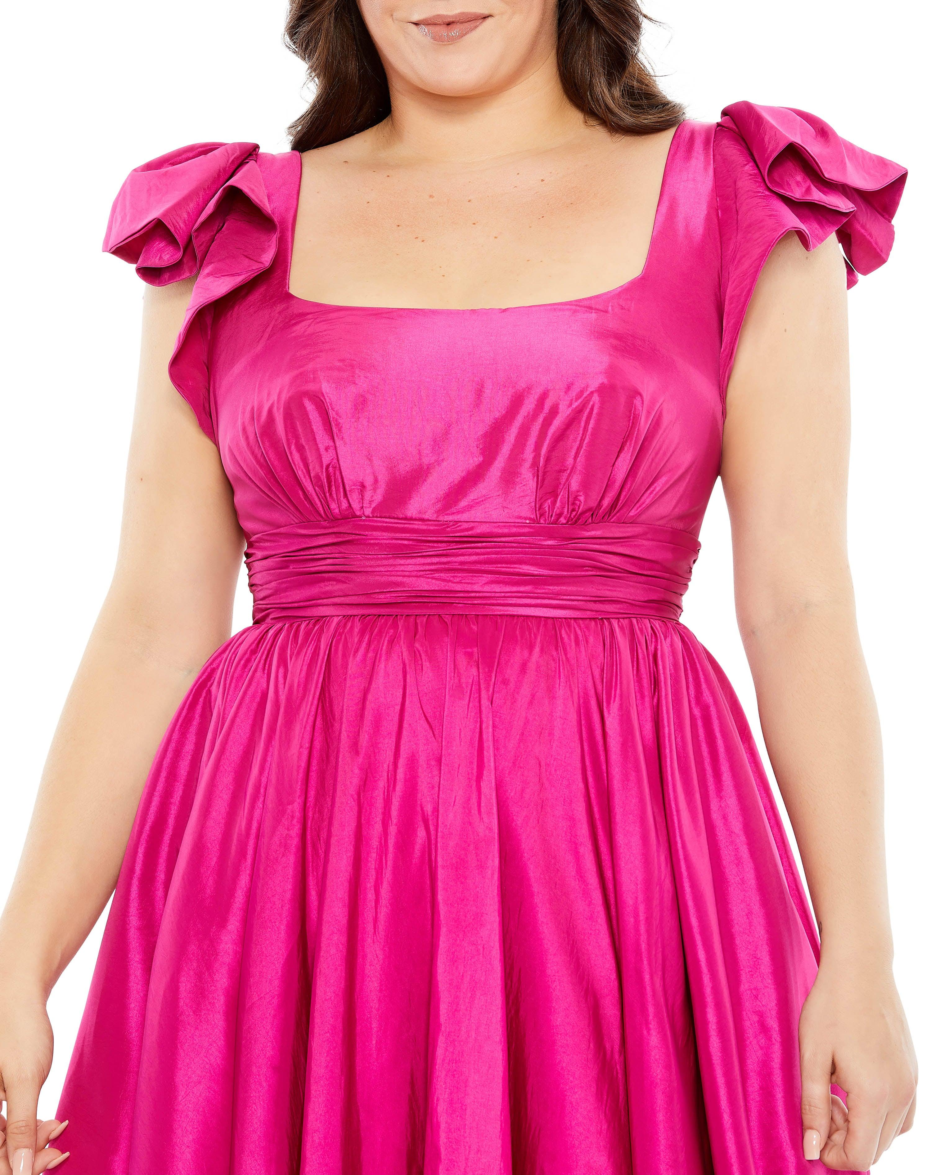 Plus Size Dresses Fabulouss High Low Plus Size Dress Magenta