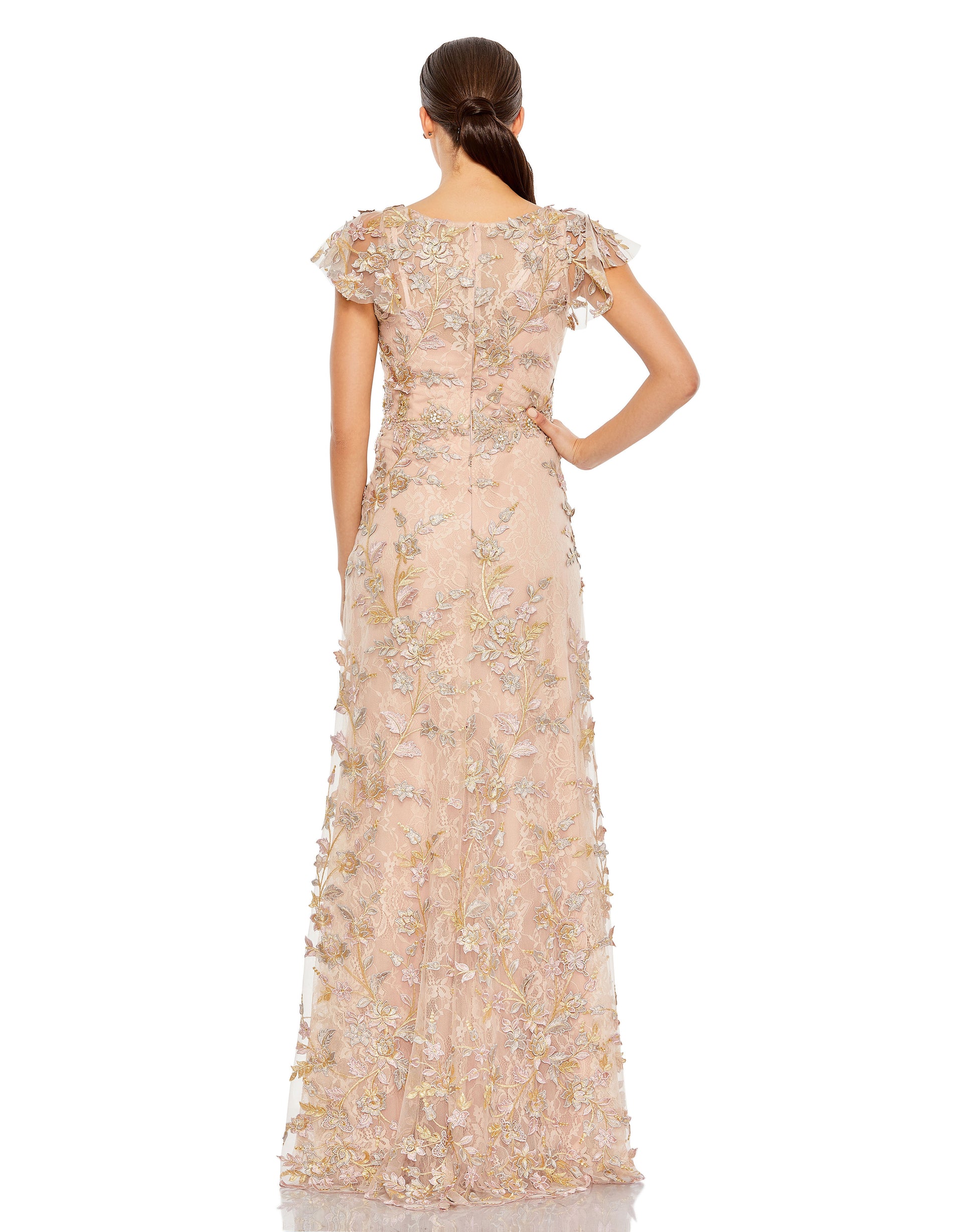 Mac Duggal 68192 Formal Long Applique Evening Dress