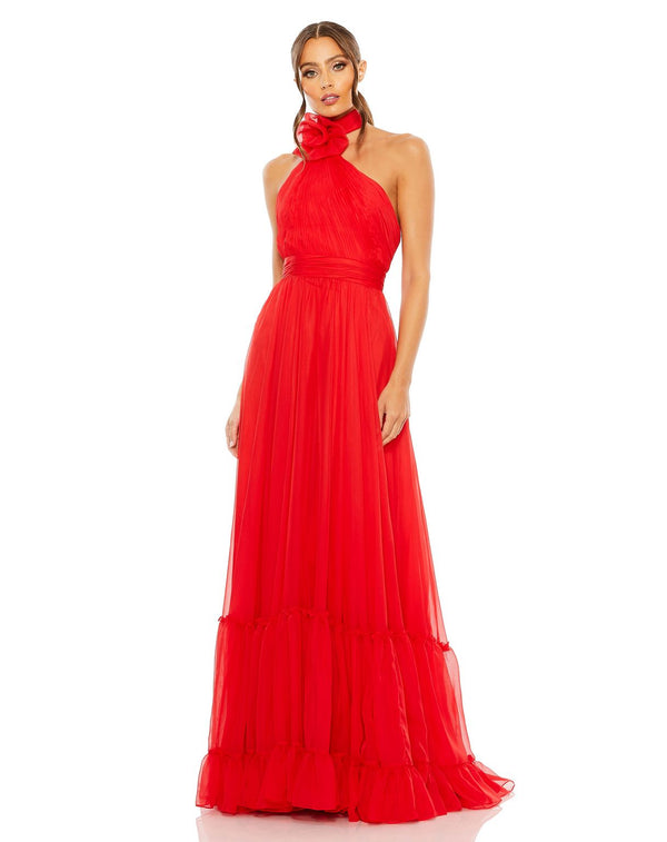 Tiered Skirt Formal Prom Long Dress Tiered Skirt Long Prom Mac Duggal 68209