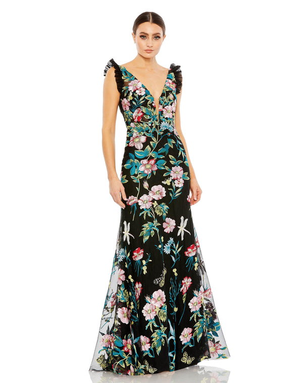 Long Sleeveless Formal Dress Sleeveless Detail Mac Duggal 68273