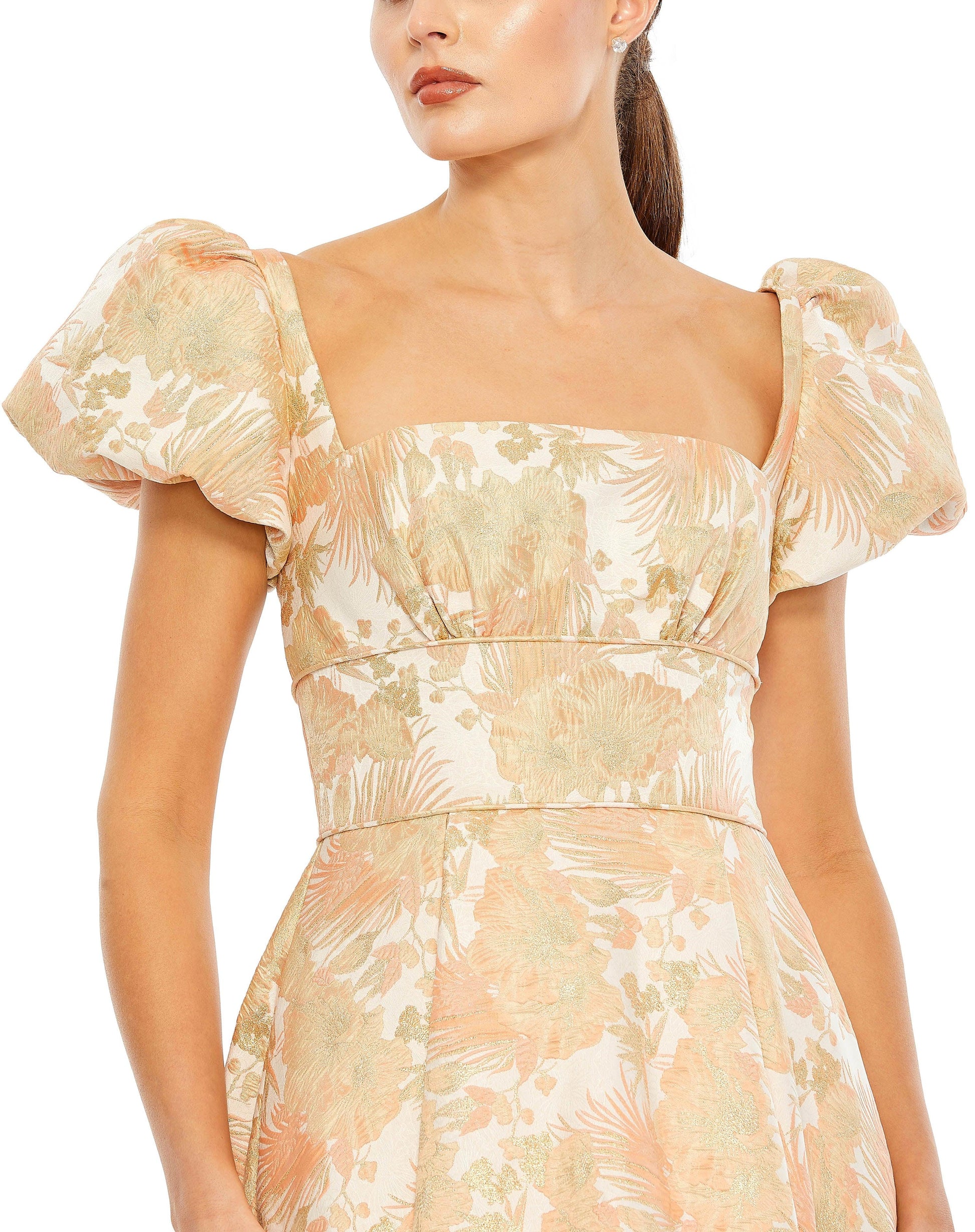 Mac Duggal 68276 High Low Formal Floral Dress
