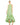 Formal Dresses High Low Sleeveless Floral Formal Dress Spring Green