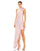Prom Dresses Hig Low Halter Prom Dress Rose