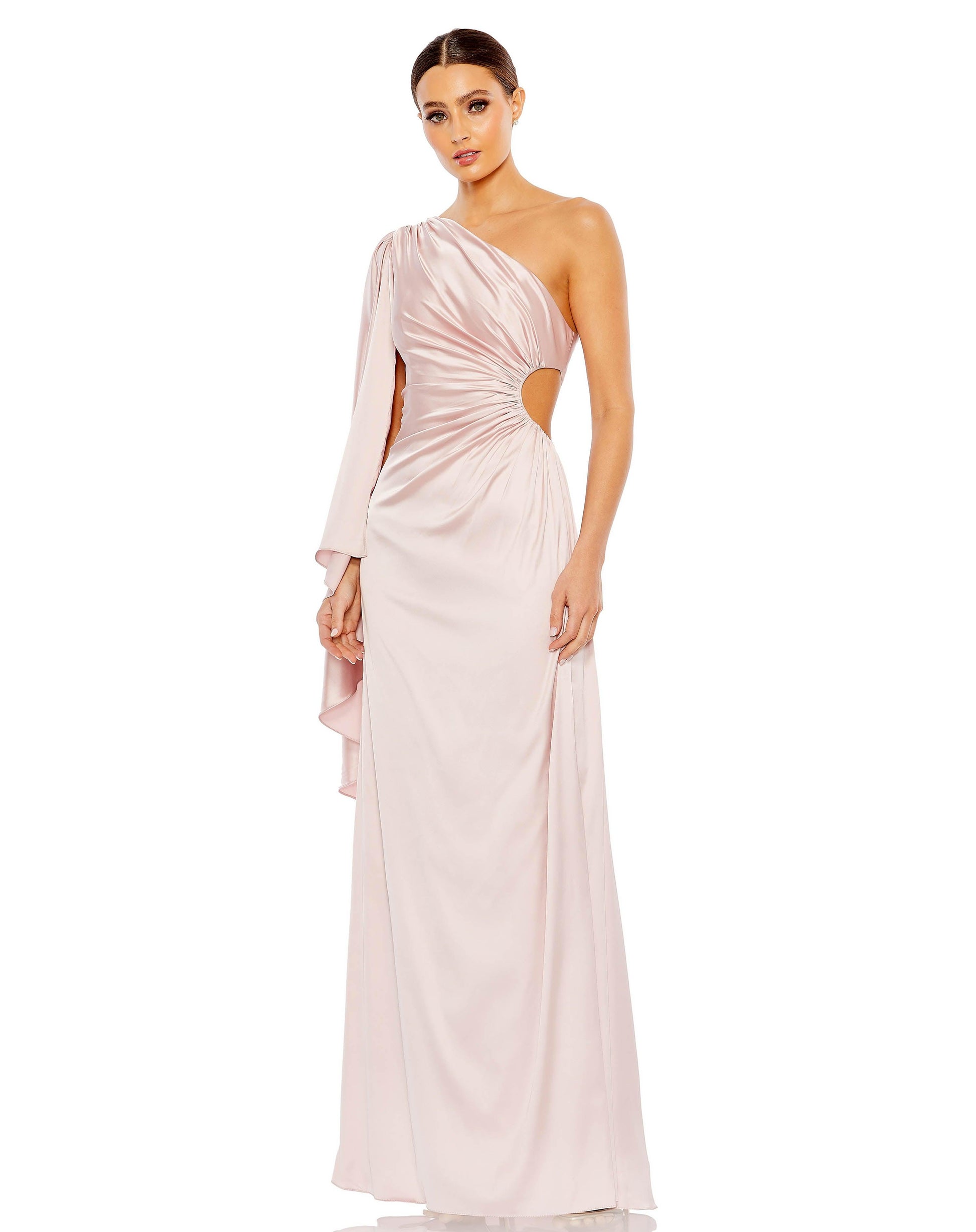 Mac Duggal 68340 Long One Shoulder Formal Dress
