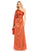 Formal Dresses Long One Shoulder Formal Dress Rust