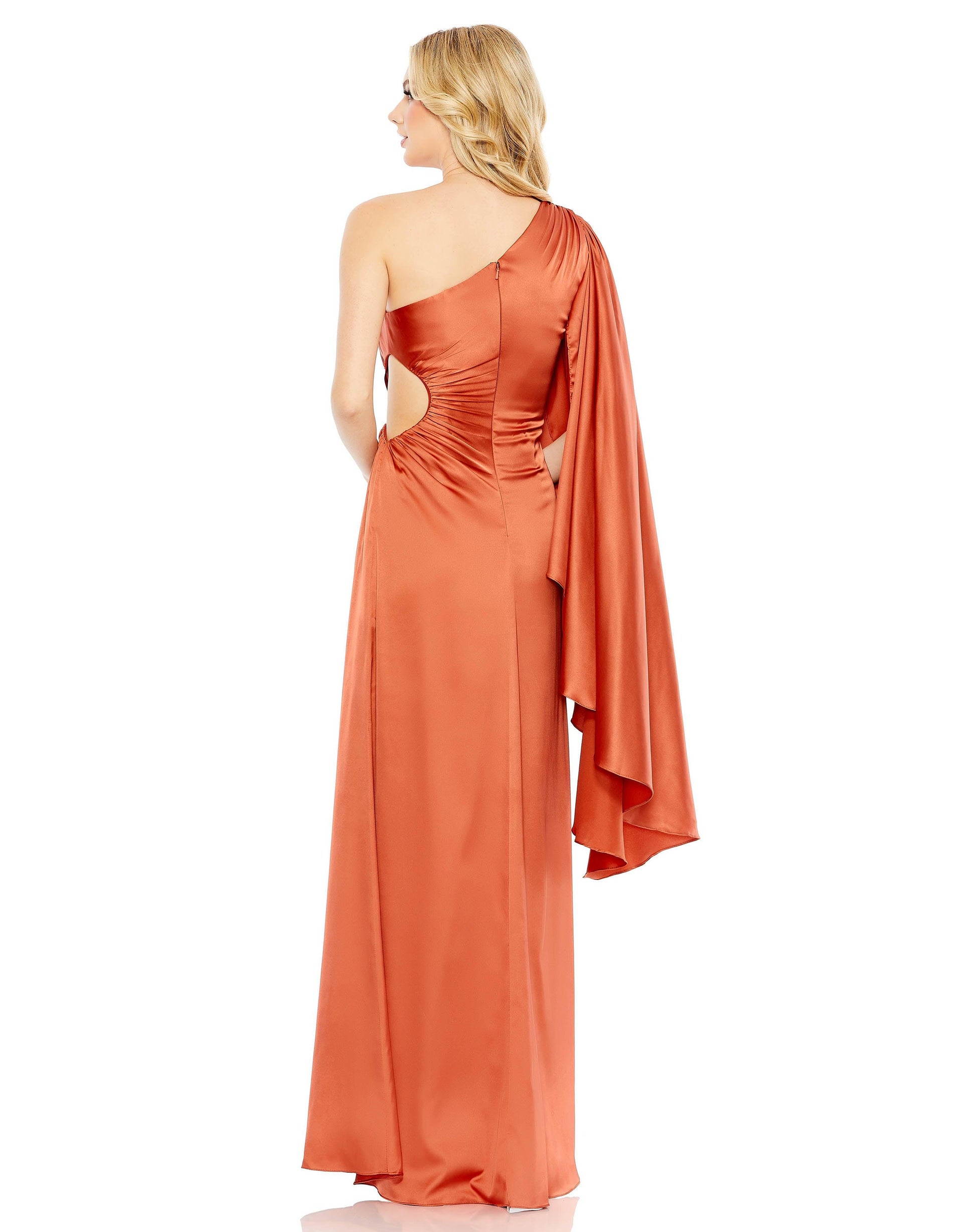 Mac Duggal 68340 Long One Shoulder Formal Dress