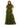 Plus Size Dresses High Neck Ruffle Tiered Flutter Sleeve Plus Size Dress Olive
