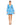 Cocktail Dresses Long Sleeve Pleated A Line Cocktail Mini Dress Blue