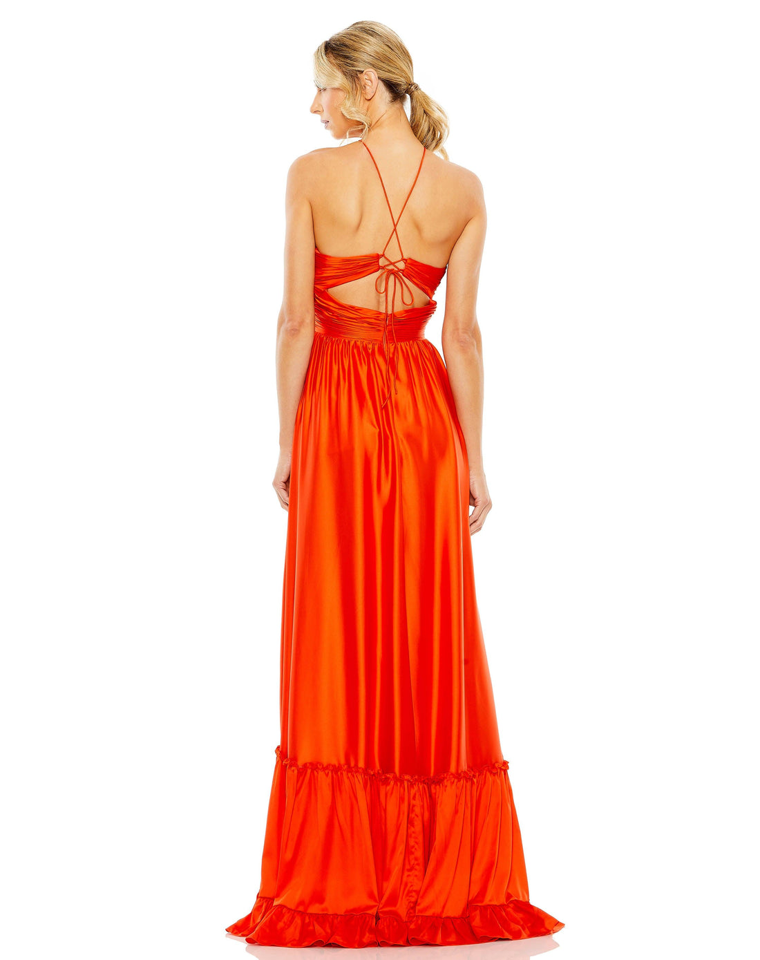 Mac Duggal 66465 Prom Long Formal Halter Dress main image 1