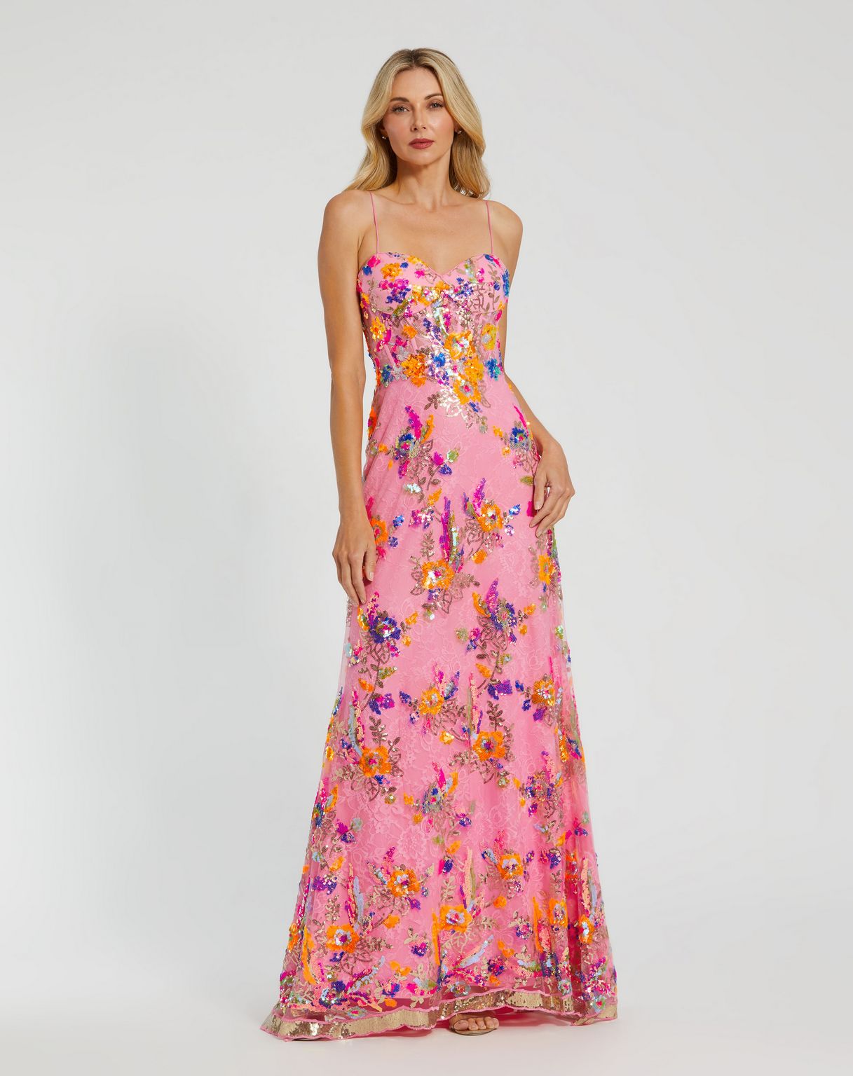 Mac Duggal 68508 Long Sequins Prom Dress