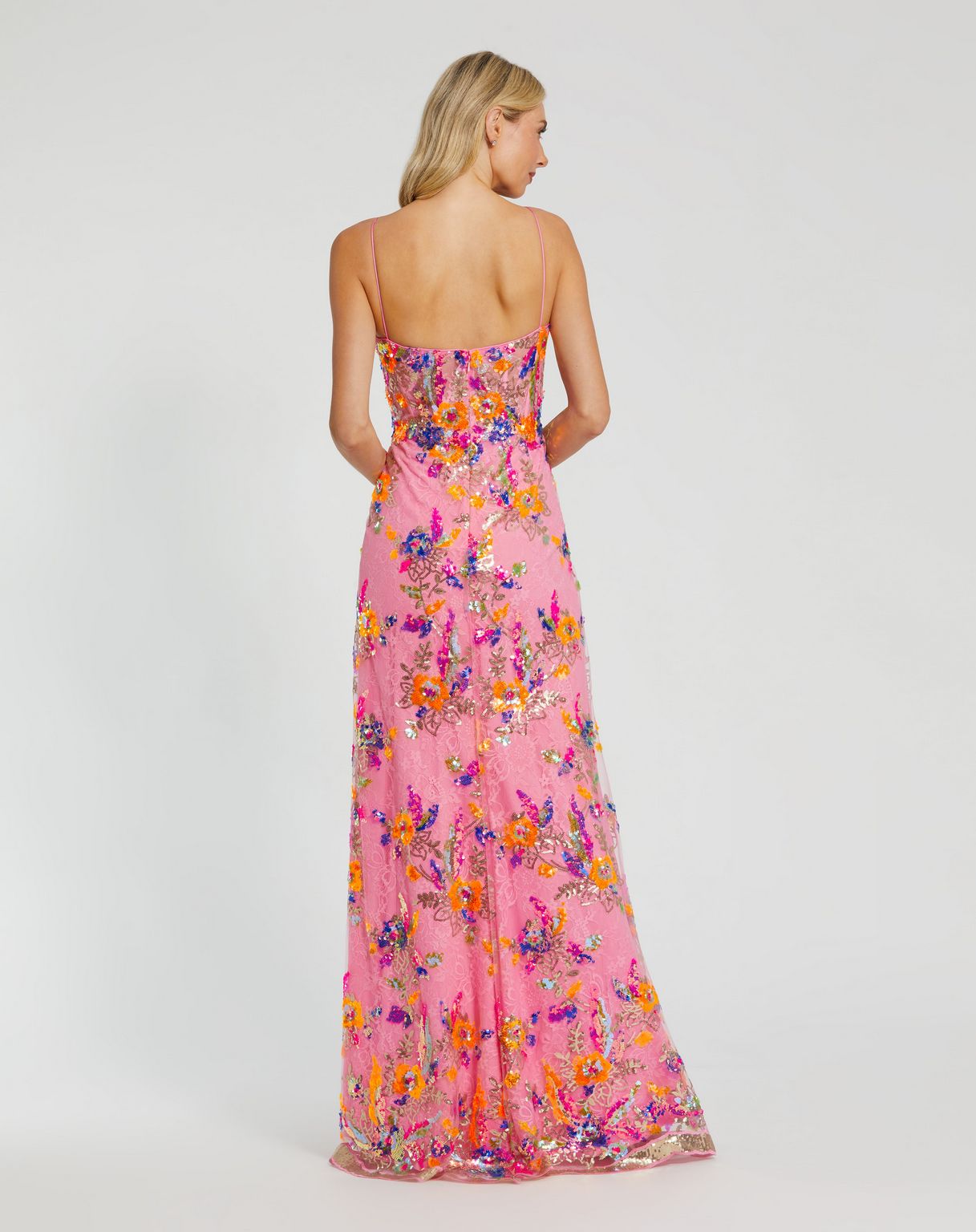 Mac Duggal 68508 Long Sequins Prom Dress