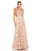 Formal Dresses Long Formal Chiffon Floral Dress Floral Multi