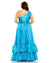 Plus Size Dresses Fabulouss Plus Size Long One Shoulder Dress Turquoise