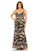 Plus Size Dresses Fabulouss Long Floral Plus Size Dress Black Multi