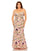 Plus Size Dresses Fabulouss Long Floral Plus Size Dress Pink Multi