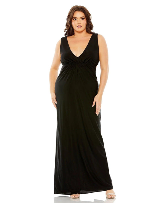 Plus Size Dresses Fabulouss Long Sleeveless Plus Size Formal Dress
