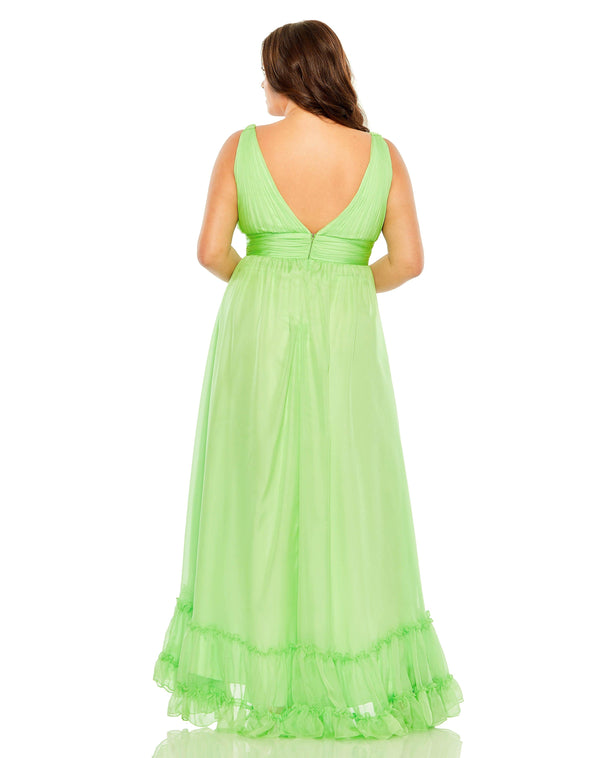 Hot Pink Mac Duggal 68541 Fabulouss High Low Plus Size Dress for $199.0 ...