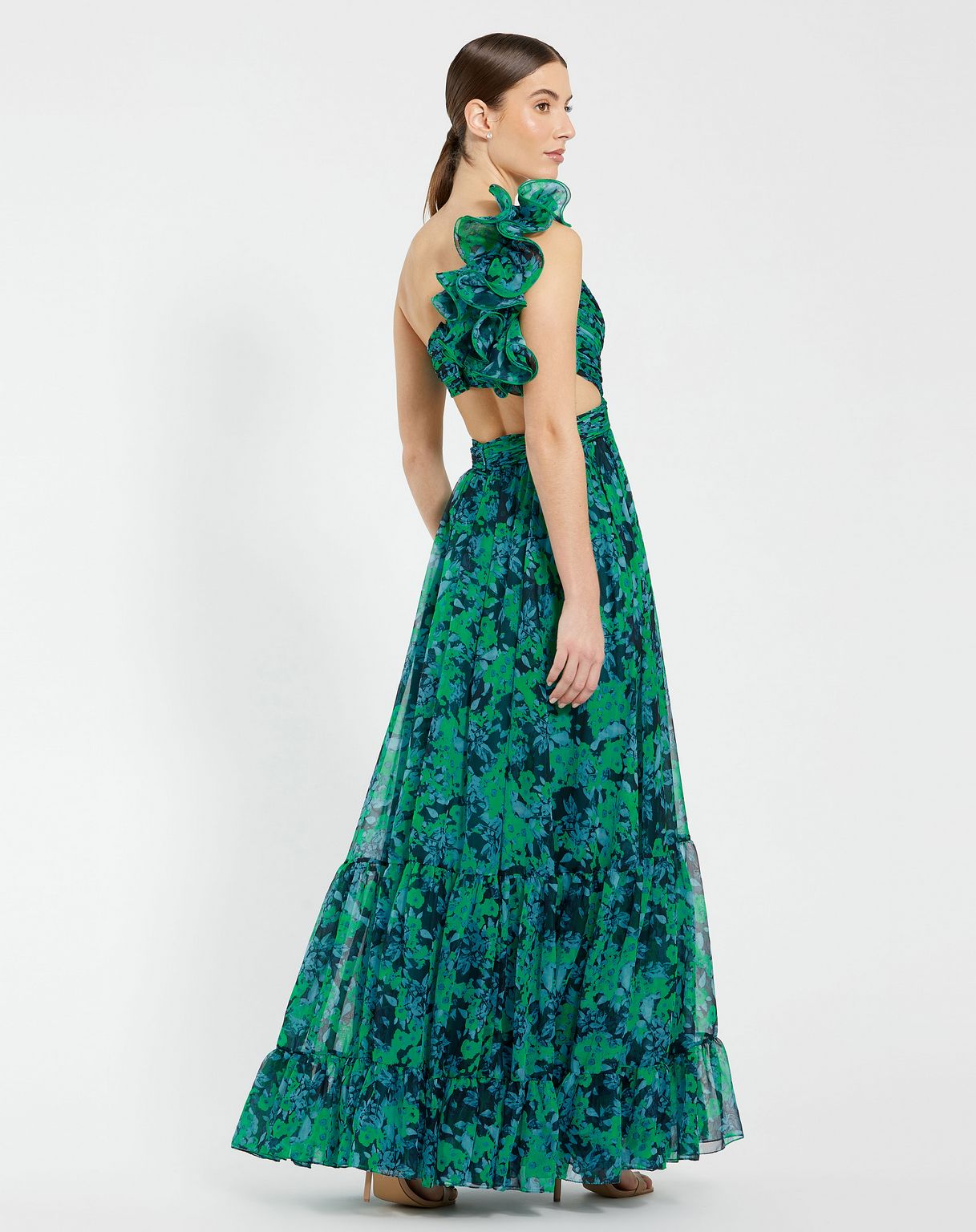 Mac Duggal 68650 Formal Tiered Prom Long Dress