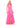 Prom Dresses Long A Line Formal Feathered Slit Prom Dress Hot Pink