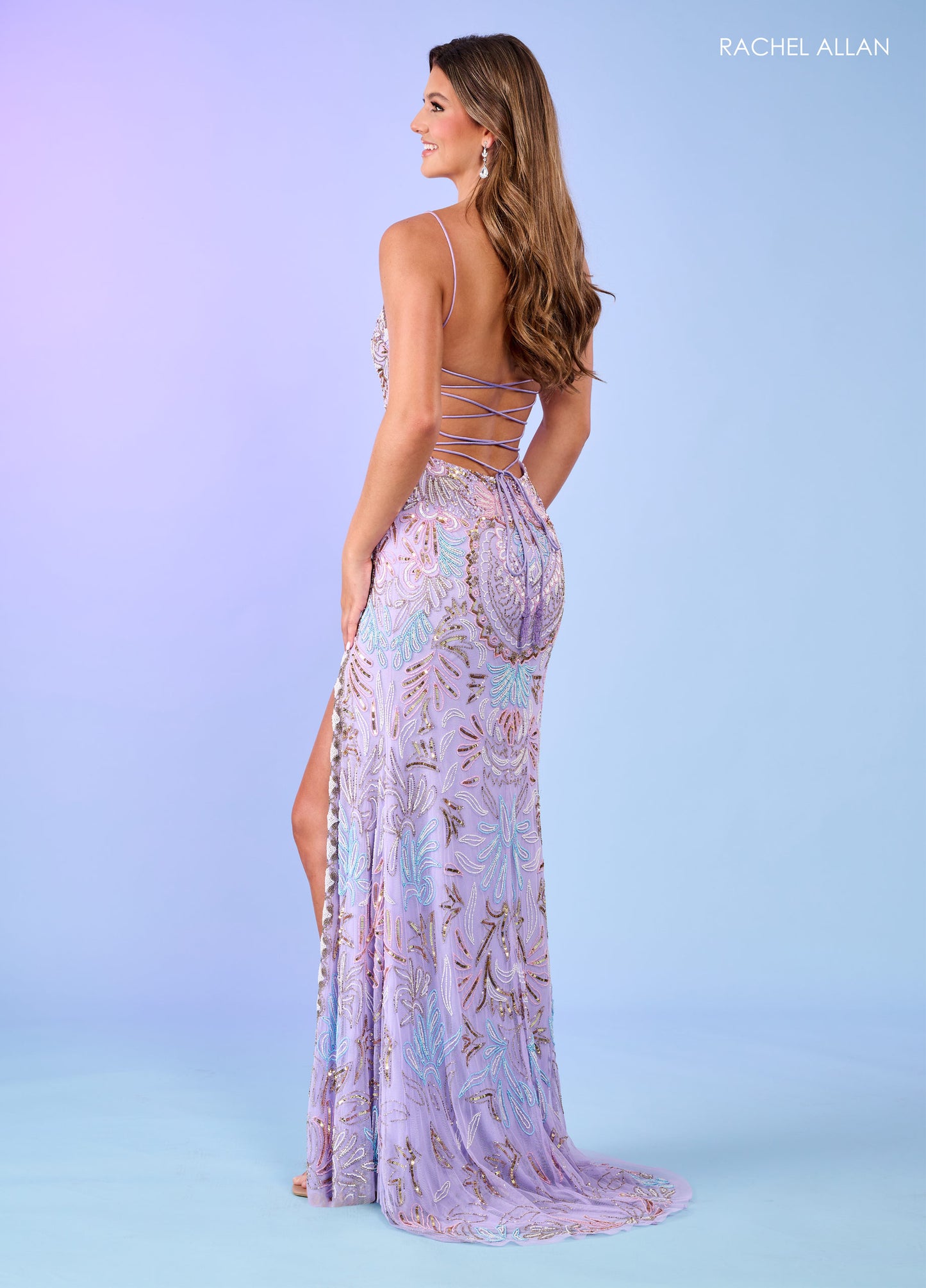Prom Dresses Fitted Long Prom Dress Lilac
