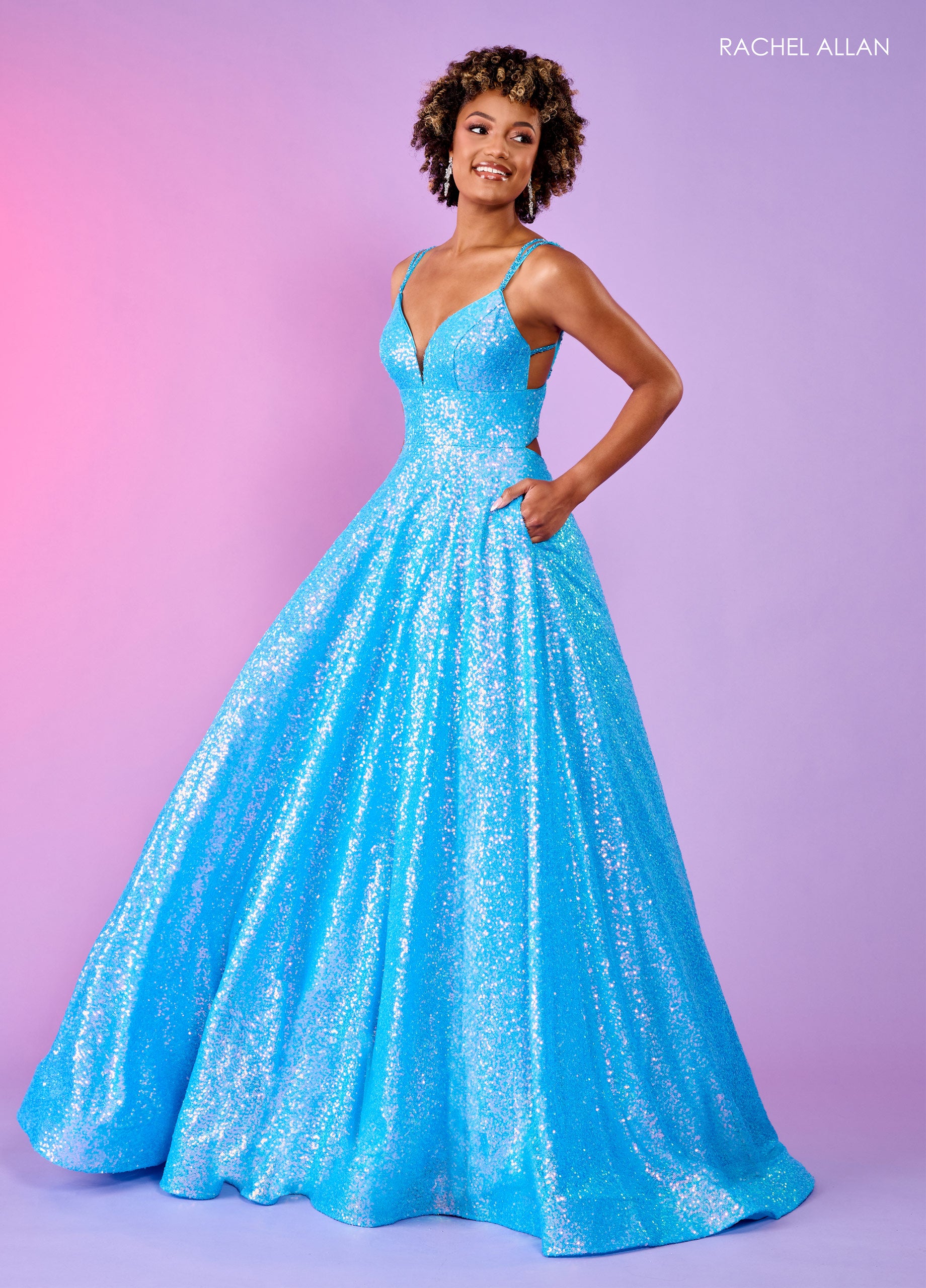 Rachel Allan 70130 Long Formal  Prom Dress