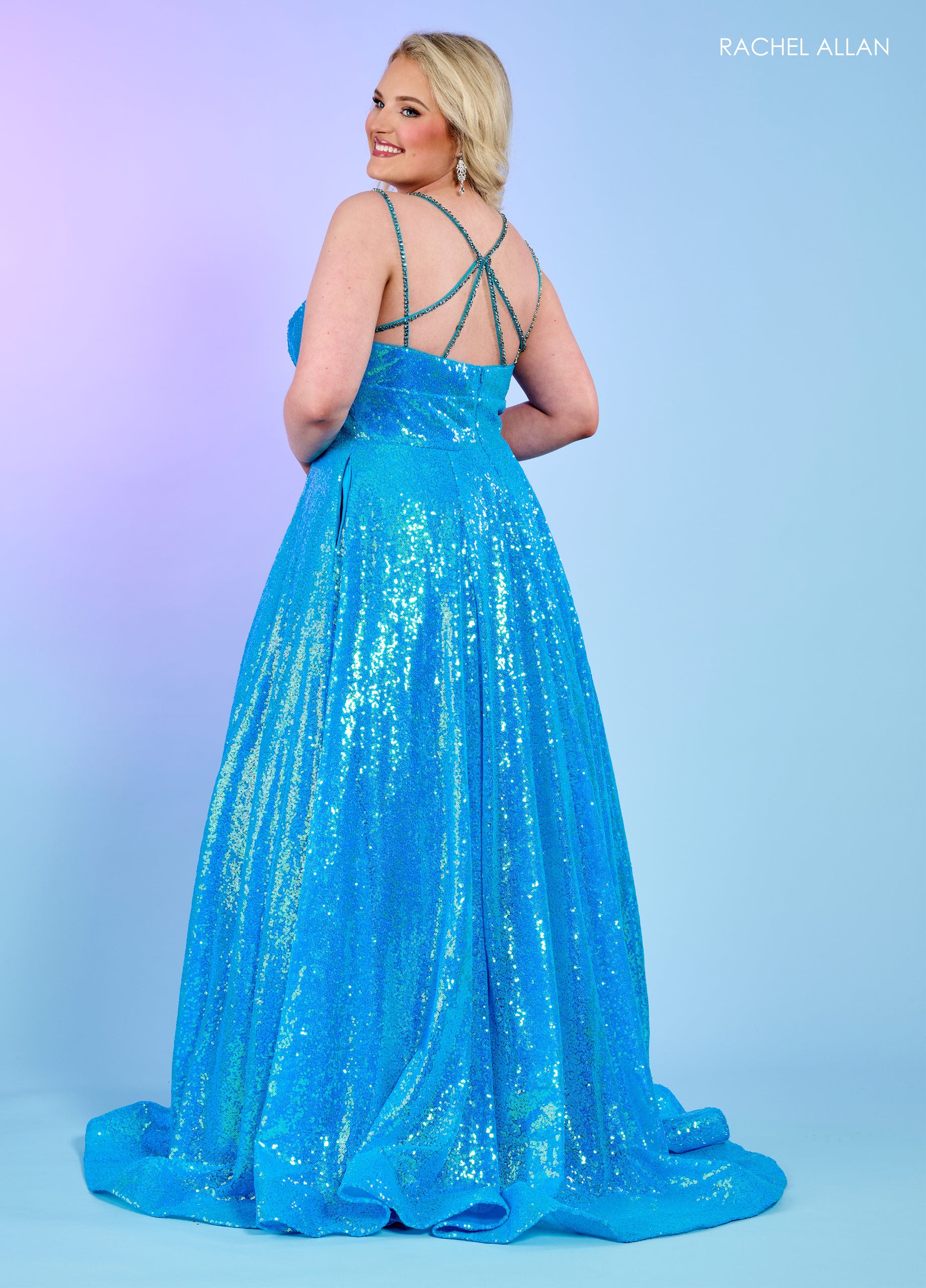 Rachel Allan 70130 Long Formal  Prom Dress