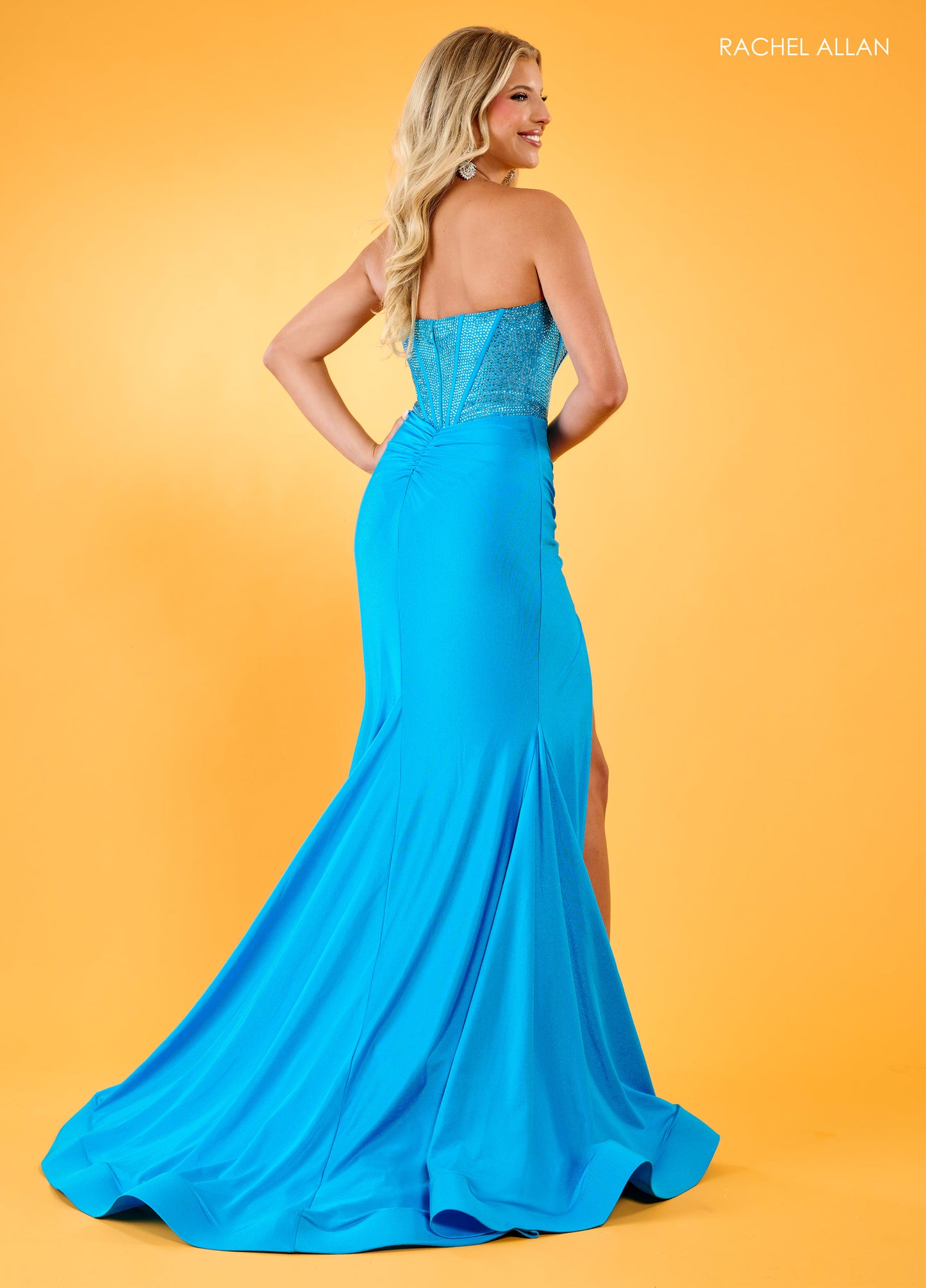 Prom Dresses Formal Long Fitted Dress Turquoise