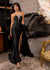 Prom Dresses Long Formal  Overskirt Dress Black