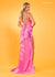 Prom Dresses Beaded Long Prom Dress Fuchsia Pink
